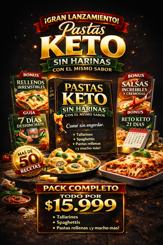 Pastas sin Harinas